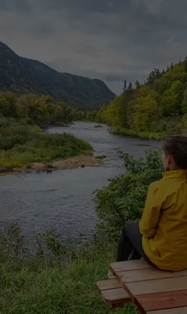 Randonner dans le Parc national de la Jacques-Cartier